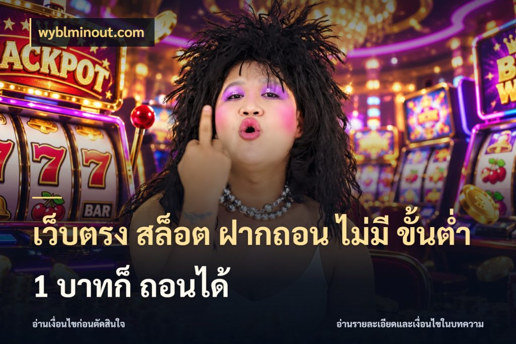 เว็บตรง สล็อต ฝากถอน ไม่มี ขั้นต่ำ 1 บาทก็ ถอนได้ wyblminout.com ยอดเริ่มต้นน่าจับตากับสิทธิ์ที่เกี่ยวข้อง