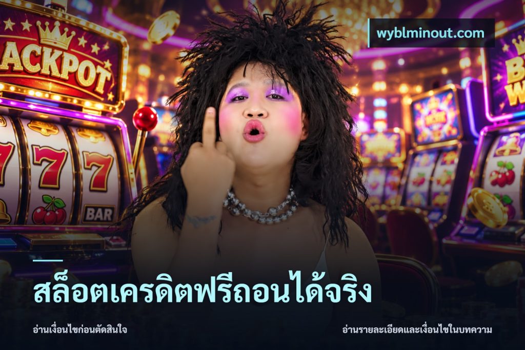 สล็อตเครดิตฟรีถอนได้จริง
