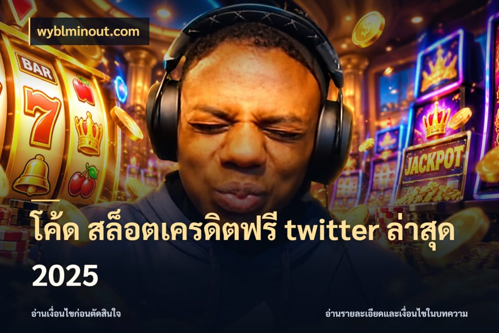 โค้ด สล็อตเครดิตฟรี twitter ล่าสุด 2025 เครดิตฟรีในมุมที่สายโบนัสสนใจ กับ wyblminout.com