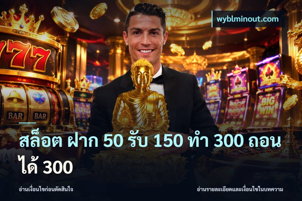สล็อต ฝาก 50 รับ 150 ทํา 300 ถอนได้ 300