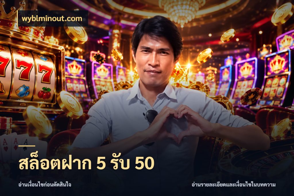 สล็อตฝาก 5 รับ 50 จับคู่โบนัสกับสไตล์เกมที่ชอบ สไตล์ wyblminout.com