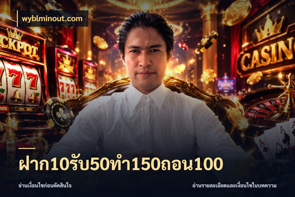 ฝาก10รับ50ทํา150ถอน100 wyblminout.com สนุกกับตัวเลือกโปรในสไตล์ของคุณ