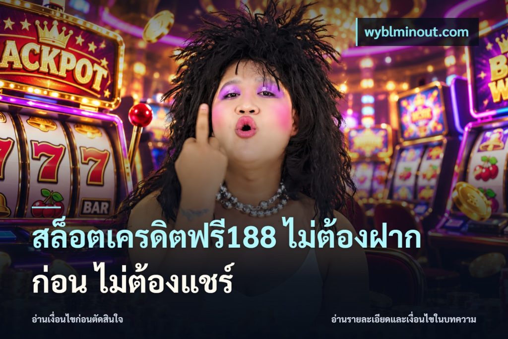 สล็อตเครดิตฟรี188 ไม่ต้องฝาก ก่อน ไม่ต้องแชร์