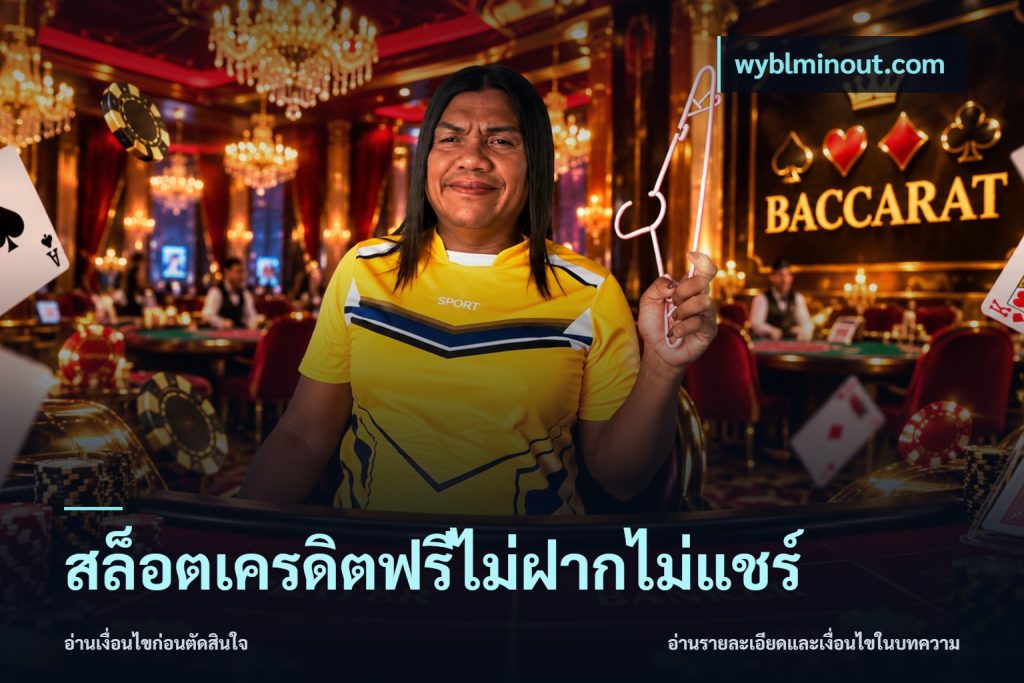 สล็อตเครดิตฟรีไม่ฝากไม่แชร์