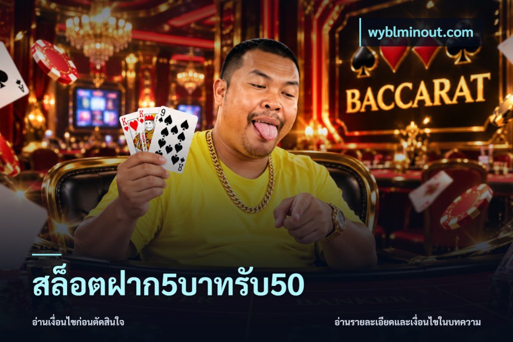 สล็อตฝาก5บาทรับ50
