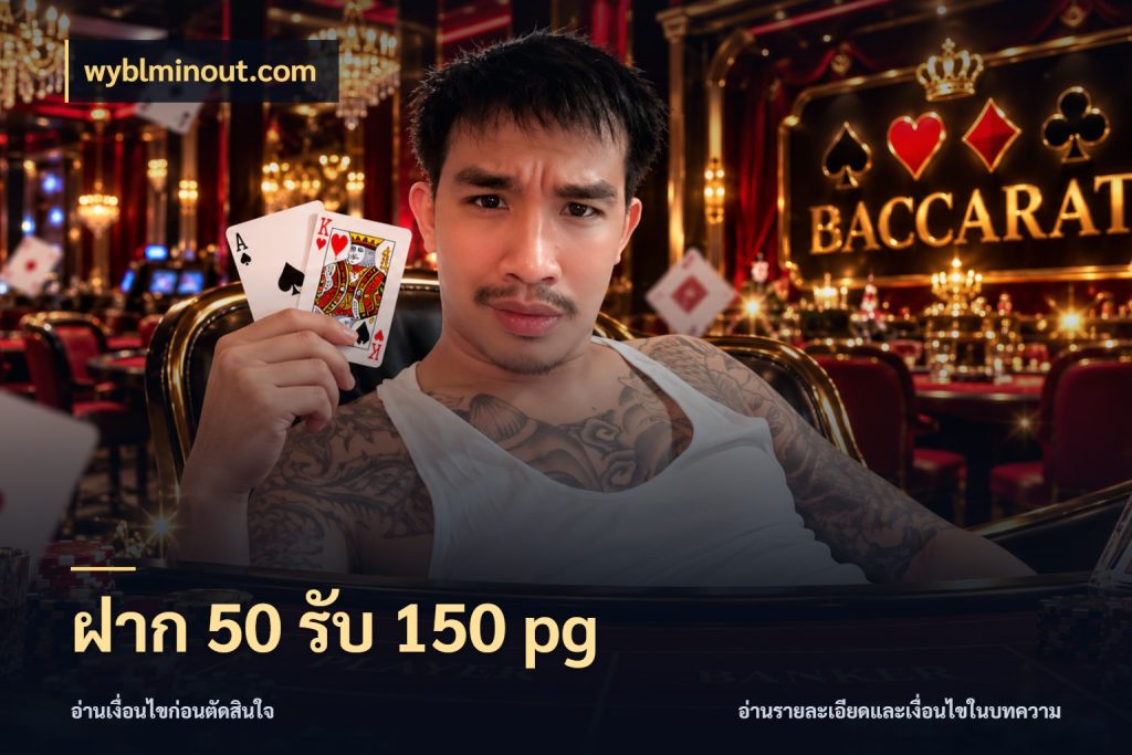 ฝาก 50 รับ 150 pg สนุกกับตัวเลือกโปรในสไตล์ของคุณ กับ wyblminout.com
