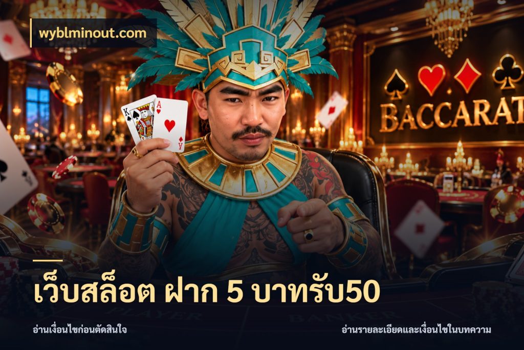 เว็บสล็อต ฝาก 5 บาทรับ50 ยอดฝากและยอดรับในมุมของคนชอบลุ้น กับ wyblminout.com