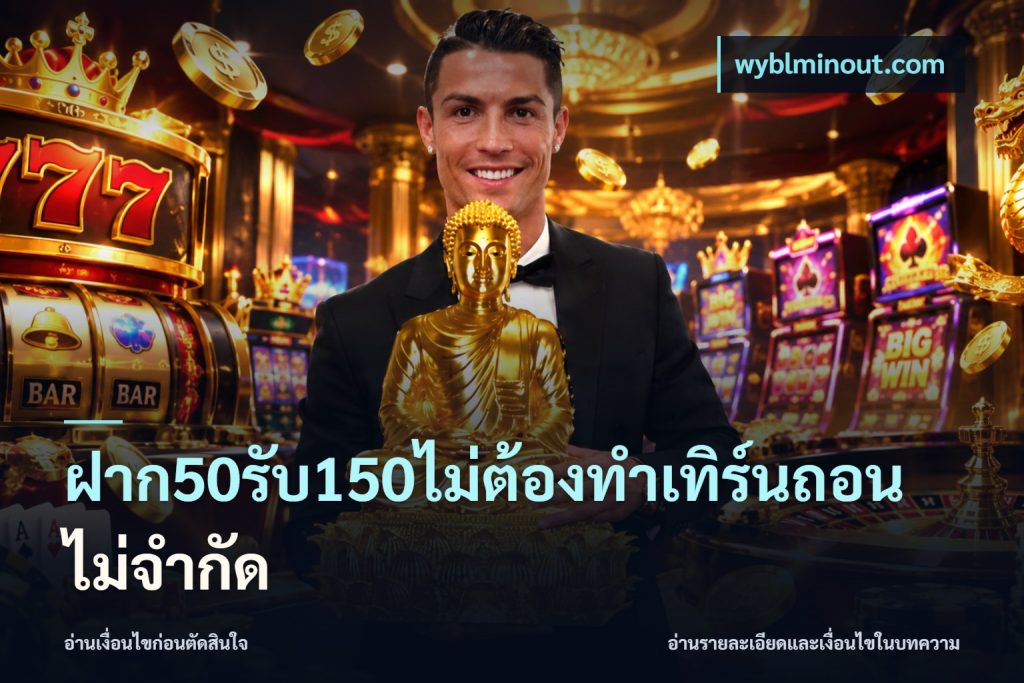 ฝาก50รับ150ไม่ต้องทําเทิร์นถอนไม่จํากัด