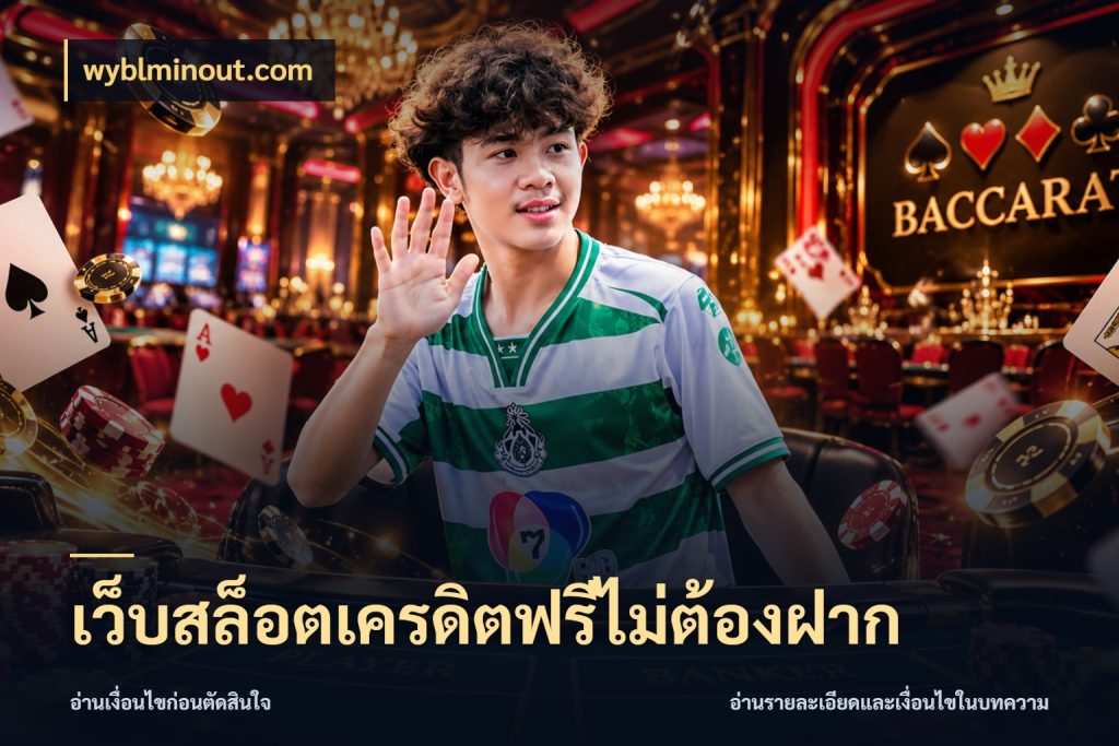 เว็บสล็อตเครดิตฟรีไม่ต้องฝาก wyblminout.com สิทธิ์ที่สายโบนัสสนใจกับวิธีรับ