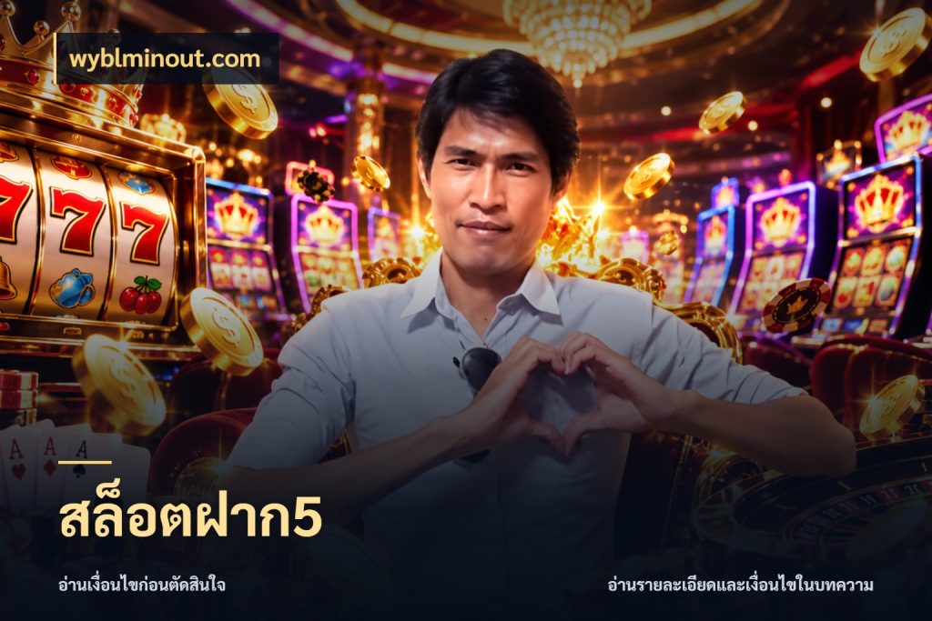 สล็อตฝาก5 จำนวนเริ่มต้นกับรายละเอียดที่สายเกมสนใจ สไตล์ wyblminout.com