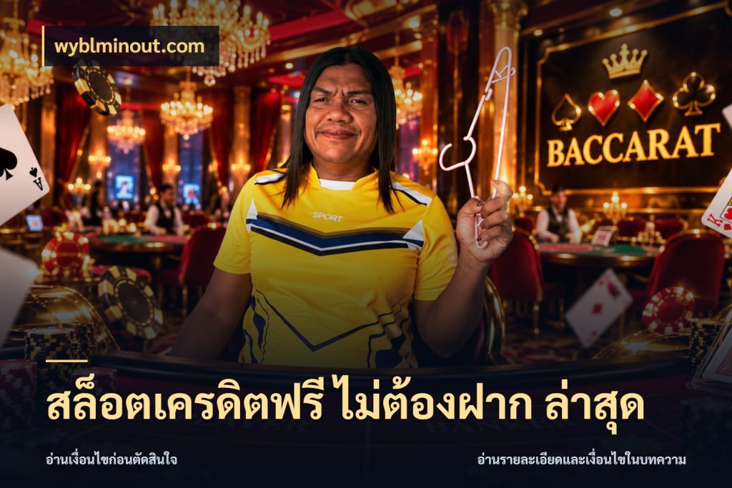 สล็อตเครดิตฟรี ไม่ต้องฝาก ล่าสุด จับมุมเด่นของเครดิตฟรีให้ตรงใจ สไตล์ wyblminout.com