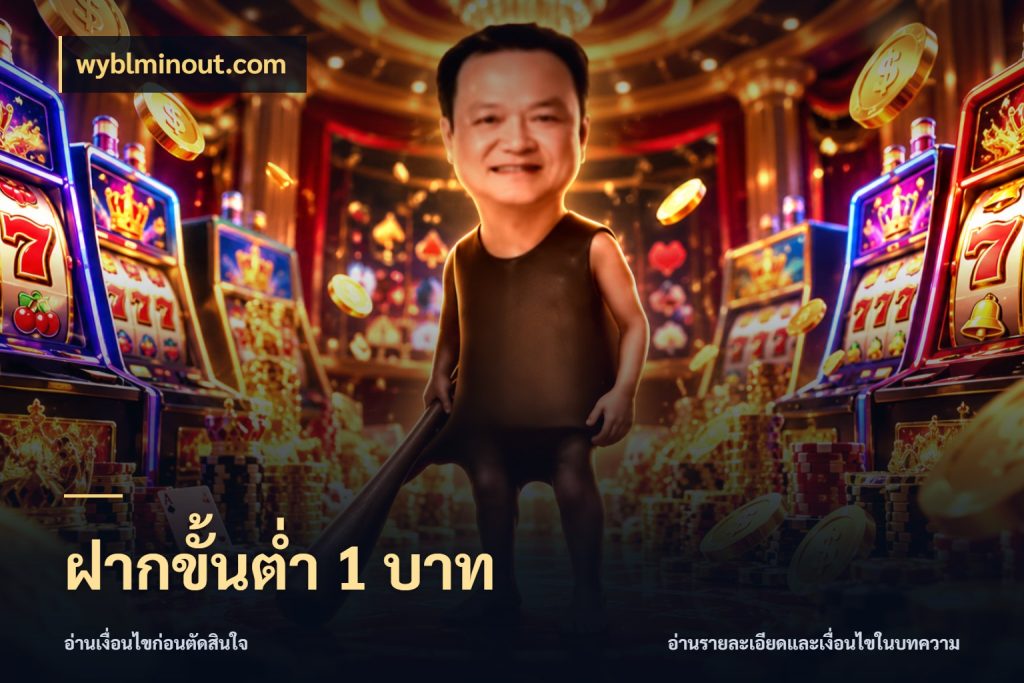 ฝากขั้นต่ำ 1 บาท มุมสนุกของคนที่กำหนดขอบเขตตัวเอง ในมุม wyblminout.com