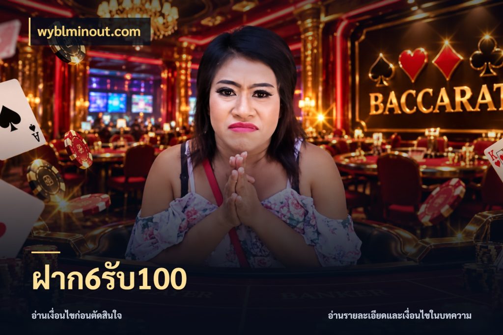 ฝาก6รับ100 จับประเด็นยอดรับก่อนเลือกความสนุก สไตล์ wyblminout.com