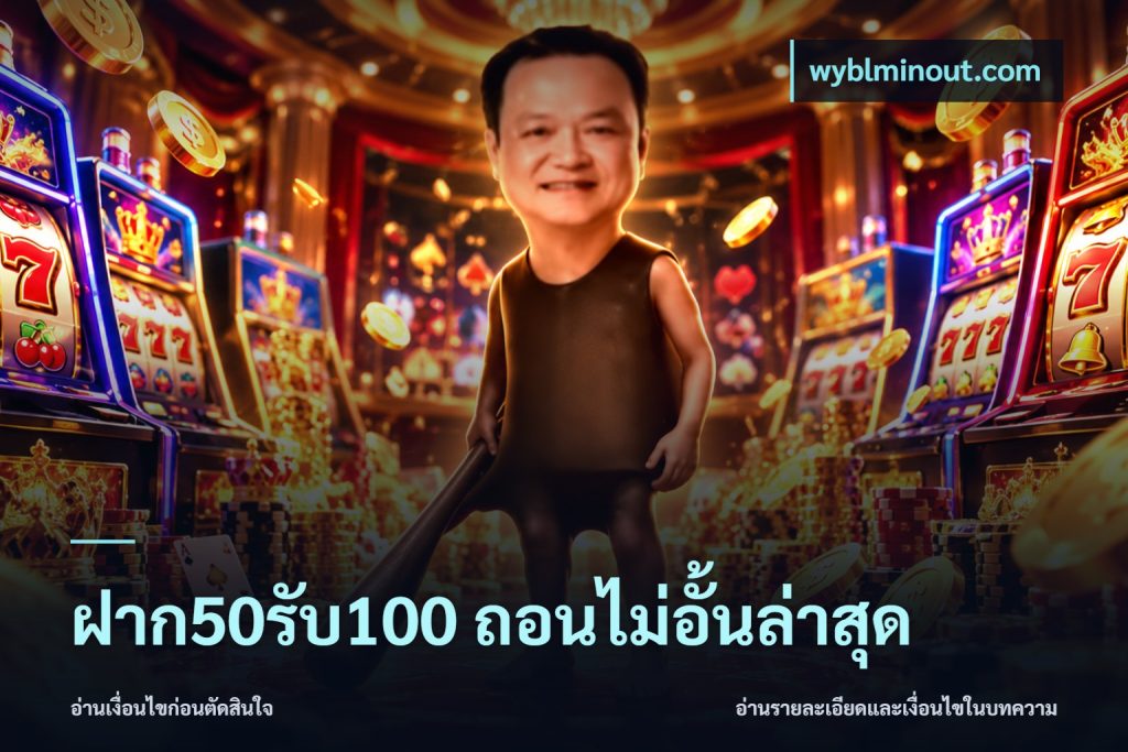 ฝาก50รับ100 ถอนไม่อั้นล่าสุด