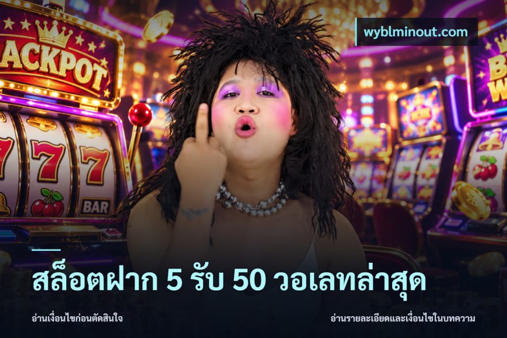 สล็อตฝาก 5 รับ 50 วอเลทล่าสุด