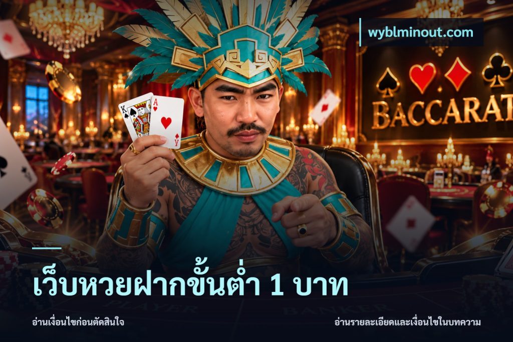 เว็บหวยฝากขั้นต่ำ 1 บาท