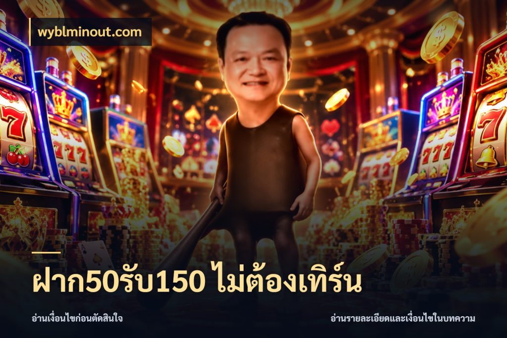 ฝาก50รับ150 ไม่ต้องเทิร์น โปรกับเกมที่ชอบเลือกให้ตรงสไตล์ สไตล์ wyblminout.com