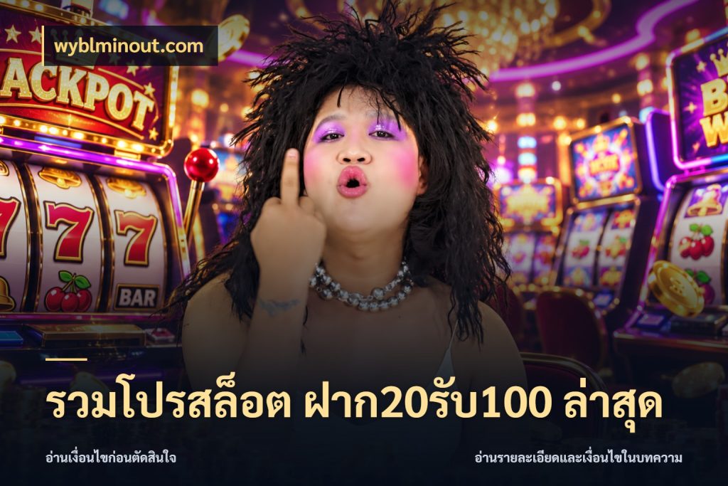 รวมโปรสล็อต ฝาก20รับ100 ล่าสุด wyblminout.com สนุกกับตัวเลือกโปรในสไตล์ของคุณ
