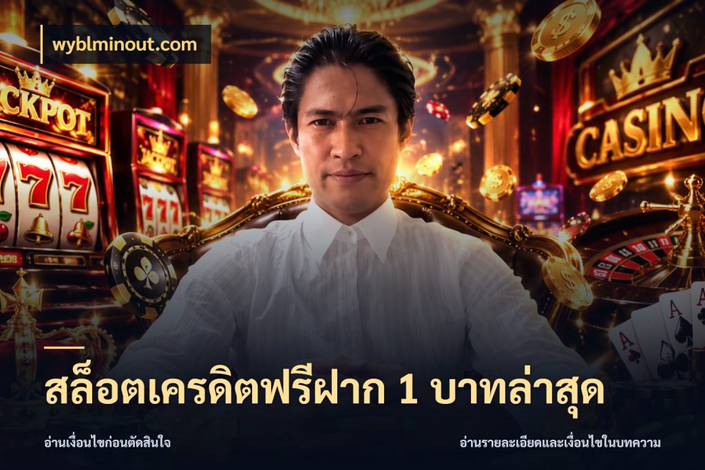 สล็อตเครดิตฟรีฝาก 1 บาทล่าสุด เครดิตฟรีกับจังหวะลุ้นที่คุณเลือก สไตล์ wyblminout.com