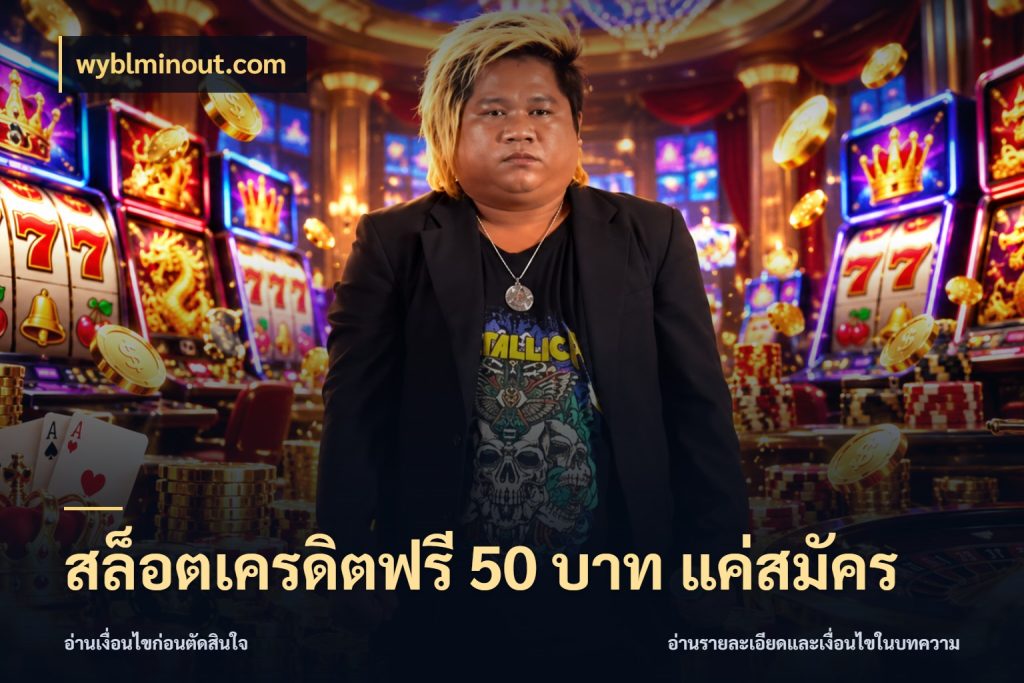 สล็อตเครดิตฟรี 50 บาท แค่สมัคร สิทธิ์ที่สายโบนัสสนใจกับวิธีรับ กับ wyblminout.com