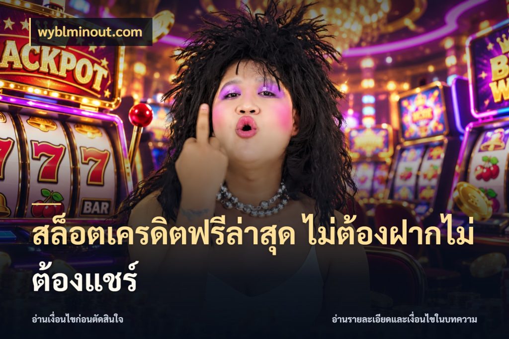 สล็อตเครดิตฟรีล่าสุด ไม่ต้องฝากไม่ต้องแชร์ ชนิดเครดิตกับสิทธิ์ที่คุณอยากรู้ สไตล์ wyblminout.com