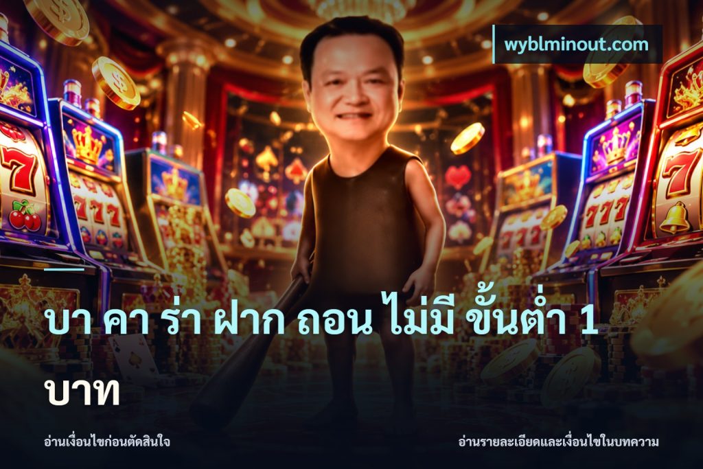 บา คา ร่า ฝาก ถอน ไม่มี ขั้นต่ำ 1 บาท