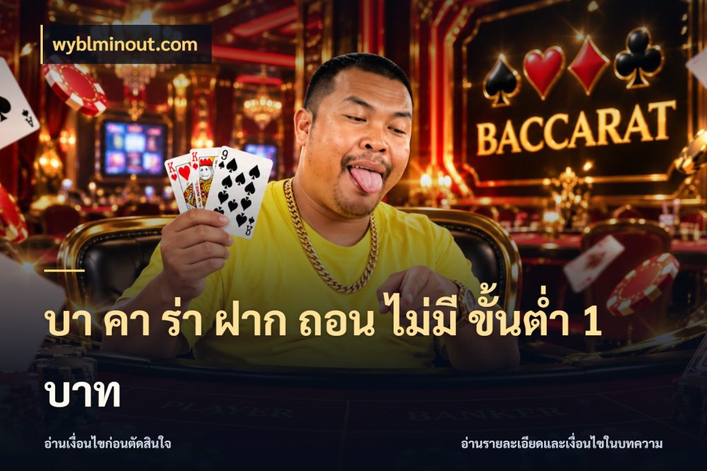 บา คา ร่า ฝาก ถอน ไม่มี ขั้นต่ำ 1 บาท จำนวนเงินกับรูปแบบที่ตรงใจสายบาคาร่า ในมุม wyblminout.com