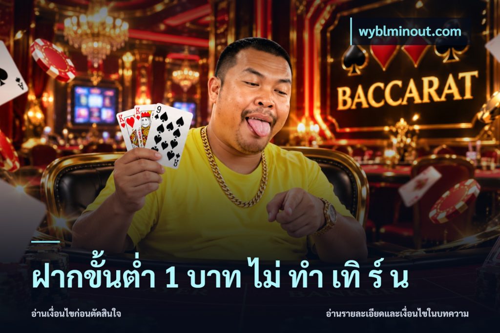 ฝากขั้นต่ำ 1 บาท ไม่ ทำ เทิ ร์ น