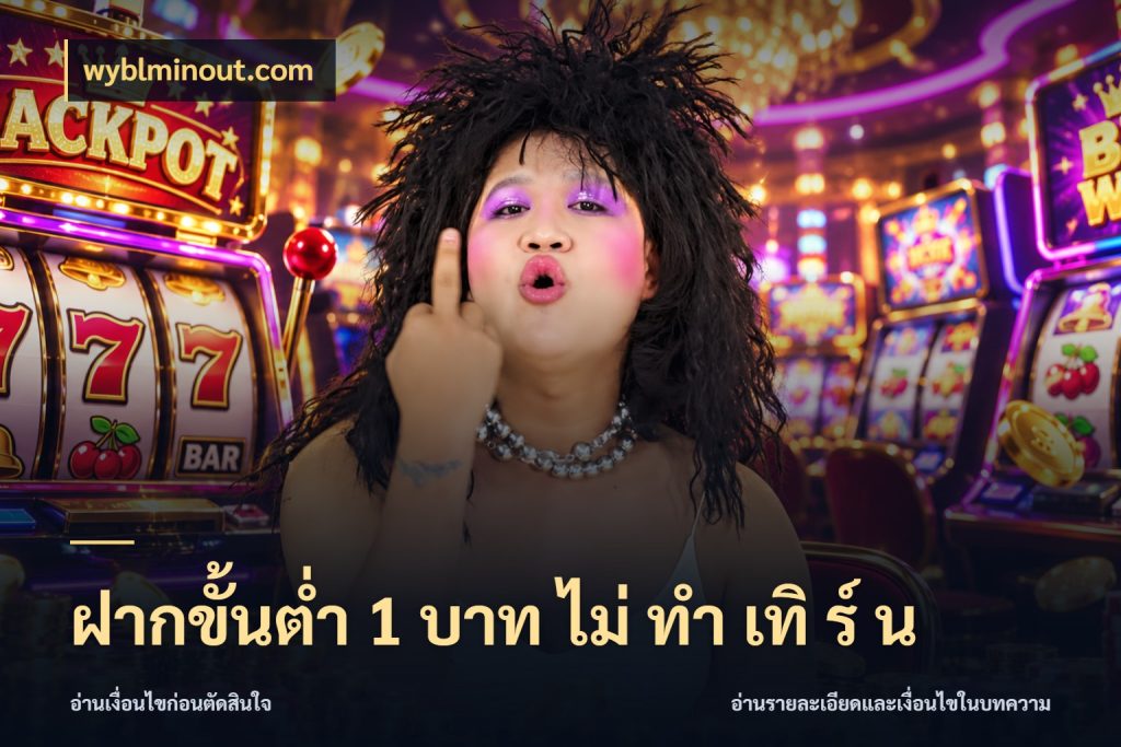 ฝากขั้นต่ำ 1 บาท ไม่ ทำ เทิ ร์ น ยอดเริ่มต้นน่าจับตากับสิทธิ์ที่เกี่ยวข้อง ในมุม wyblminout.com