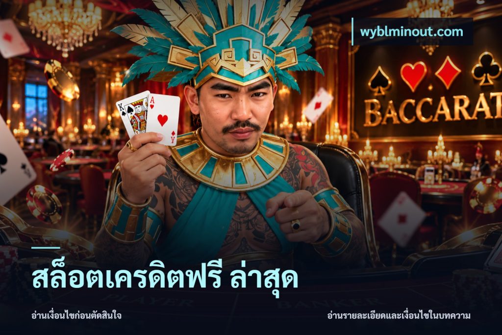 สล็อตเครดิตฟรี ล่าสุด