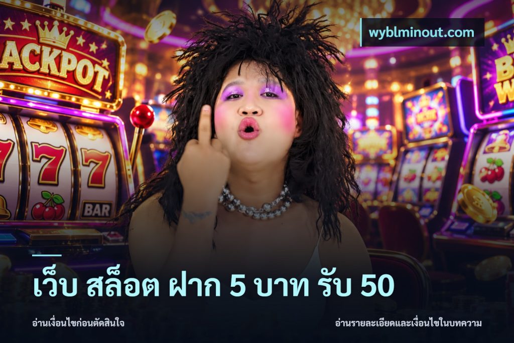 เว็บ สล็อต ฝาก 5 บาท รับ 50
