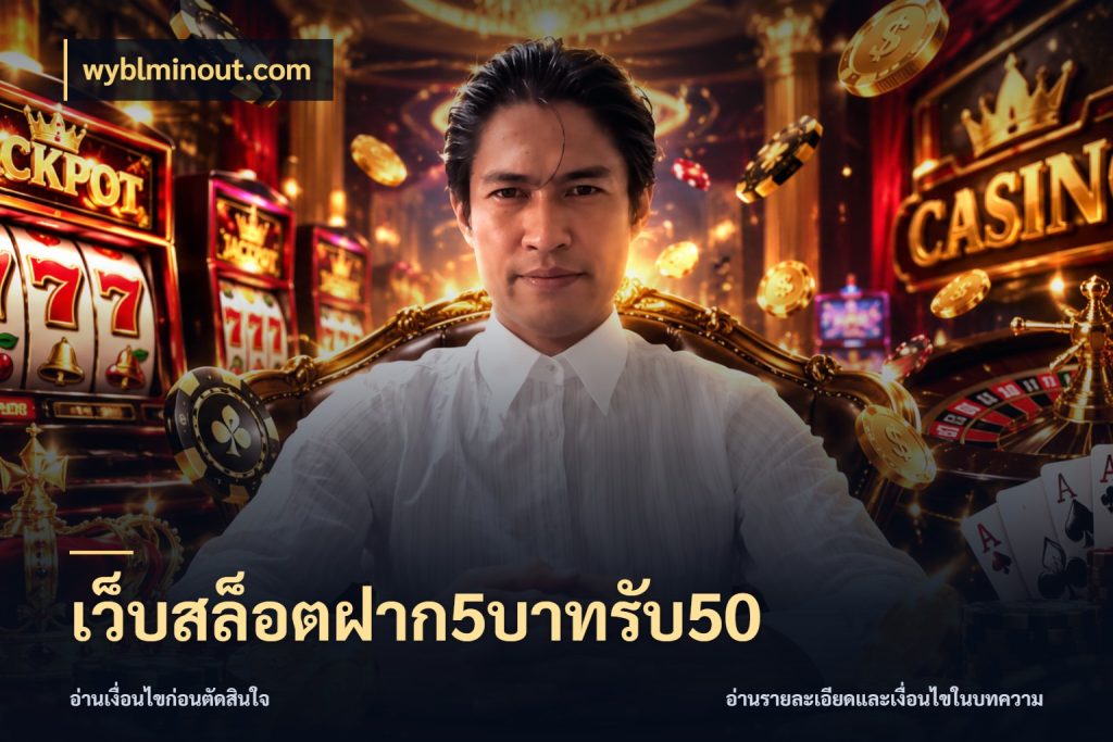 เว็บสล็อตฝาก5บาทรับ50 wyblminout.com เครดิตกับรูปแบบโปรที่ตรงใจ