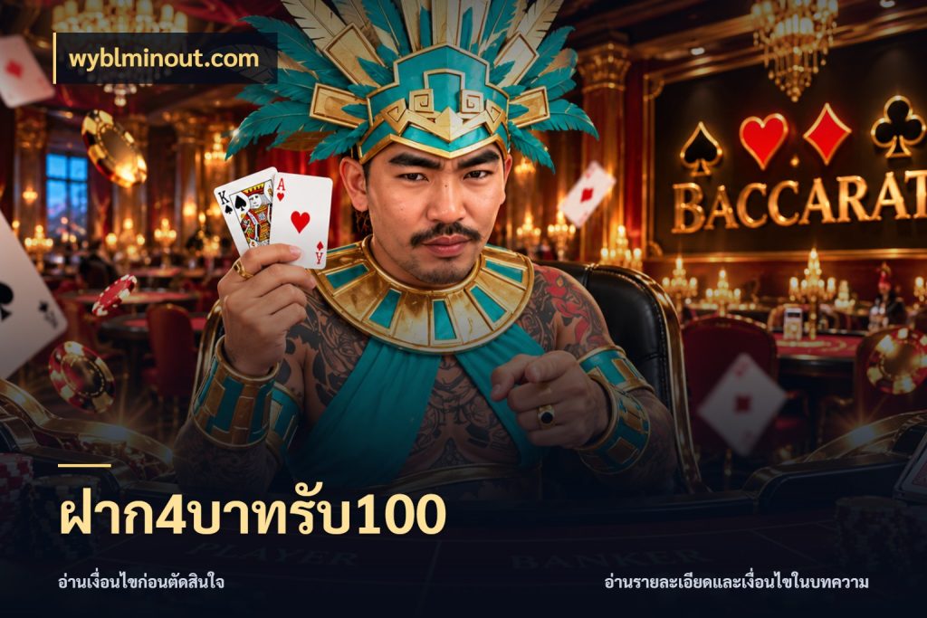 ฝาก4บาทรับ100 สายโบนัสเลือกจังหวะสนุกได้อย่างไร สไตล์ wyblminout.com