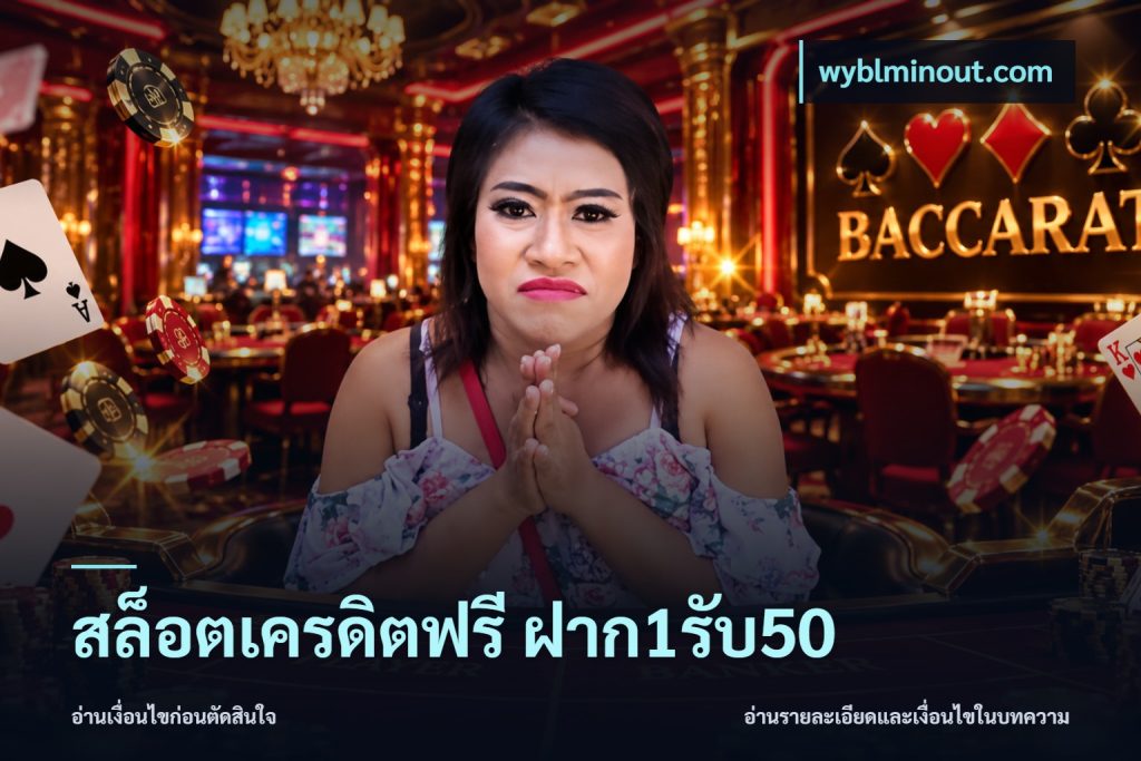 สล็อตเครดิตฟรี ฝาก1รับ50
