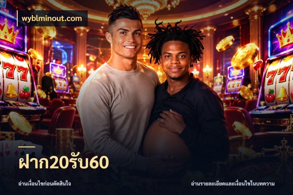 ฝาก20รับ60 สนุกกับตัวเลือกโปรในสไตล์ของคุณ กับ wyblminout.com