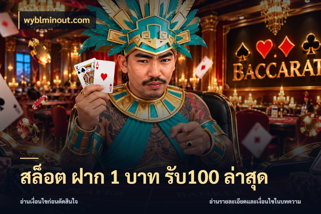 สล็อต ฝาก 1 บาท รับ100 ล่าสุด wyblminout.com ยอดฝากและยอดรับในมุมของคนชอบลุ้น