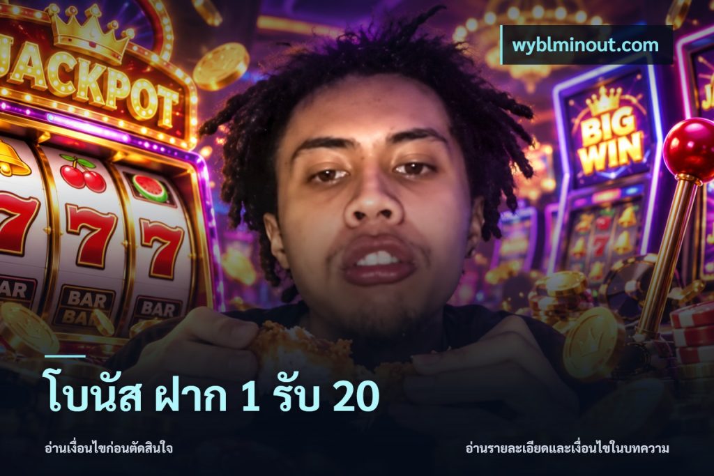 โบนัส ฝาก 1 รับ 20