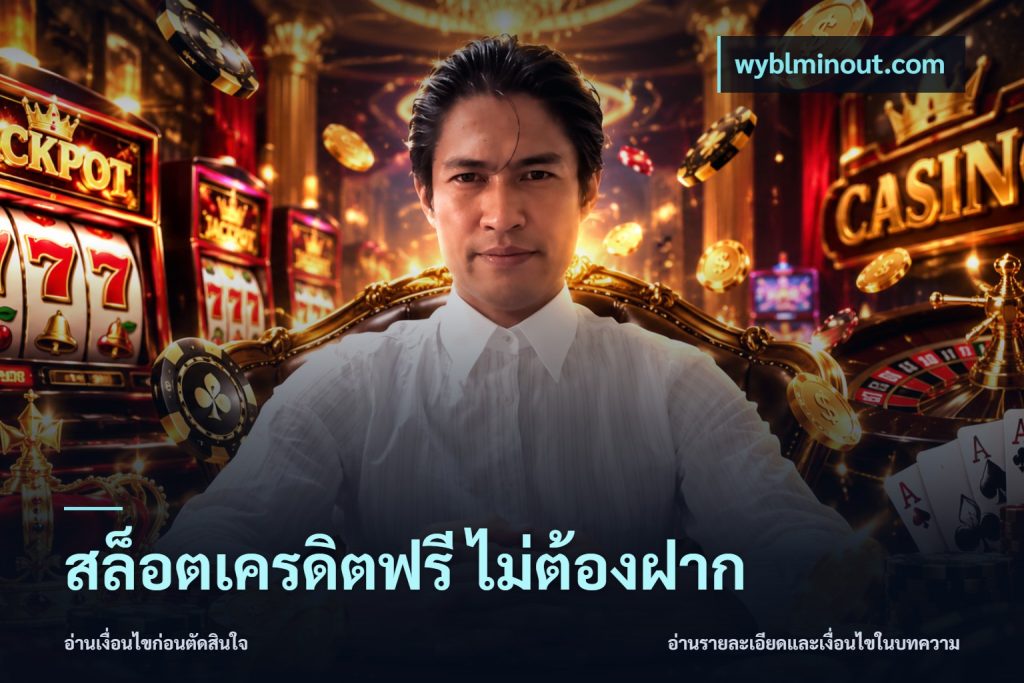 สล็อตเครดิตฟรี ไม่ต้องฝาก