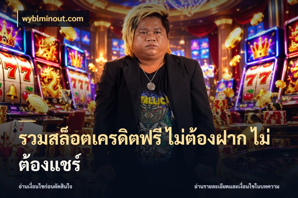 รวมสล็อตเครดิตฟรี ไม่ต้องฝาก ไม่ต้องแชร์ สีสันของเครดิตฟรีและเกมแนวที่ชอบ ในมุม wyblminout.com
