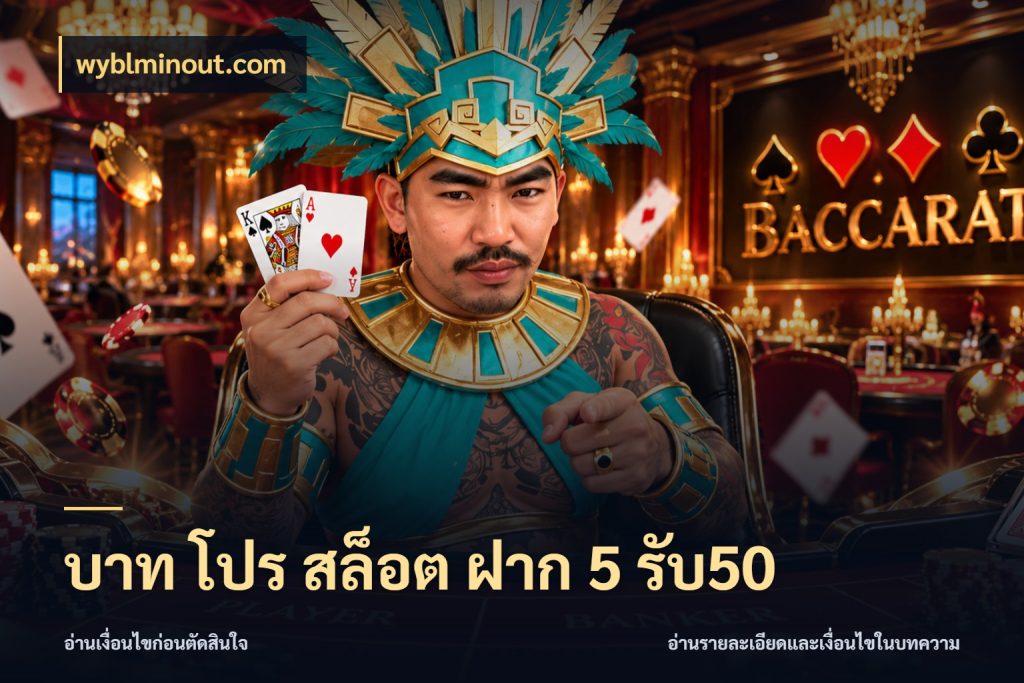 บาท โปร สล็อต ฝาก 5 รับ50 สีสันของโปรฝากและยอดรับ ในมุม wyblminout.com