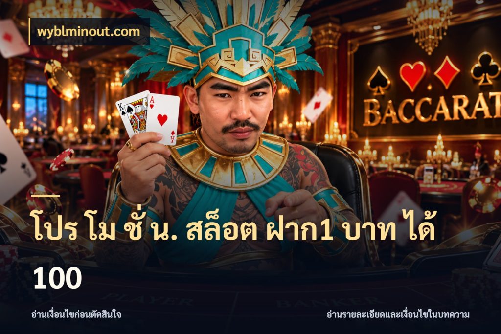 โปร โม ชั่ น. สล็อต ฝาก1 บาท ได้ 100 โปรกับเกมที่ชอบเลือกให้ตรงสไตล์ สไตล์ wyblminout.com