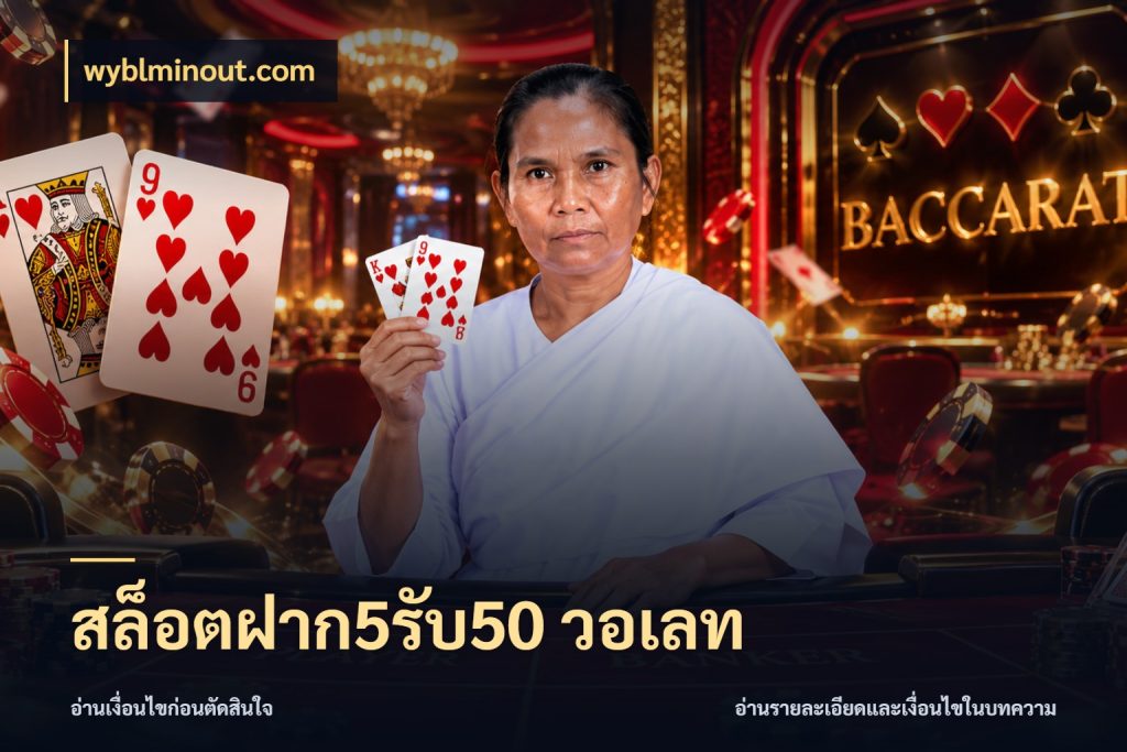 สล็อตฝาก5รับ50 วอเลท จับคู่โบนัสกับสไตล์เกมที่ชอบ กับ wyblminout.com