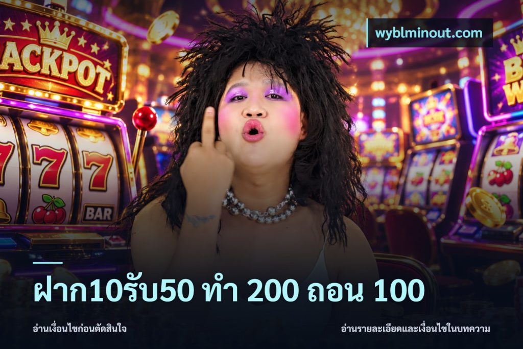 ฝาก10รับ50 ทํา 200 ถอน 100