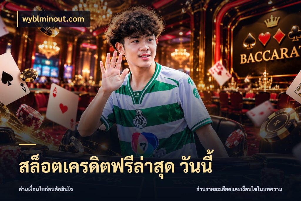 สล็อตเครดิตฟรีล่าสุด วันนี้ สีสันของเครดิตฟรีและเกมแนวที่ชอบ สไตล์ wyblminout.com