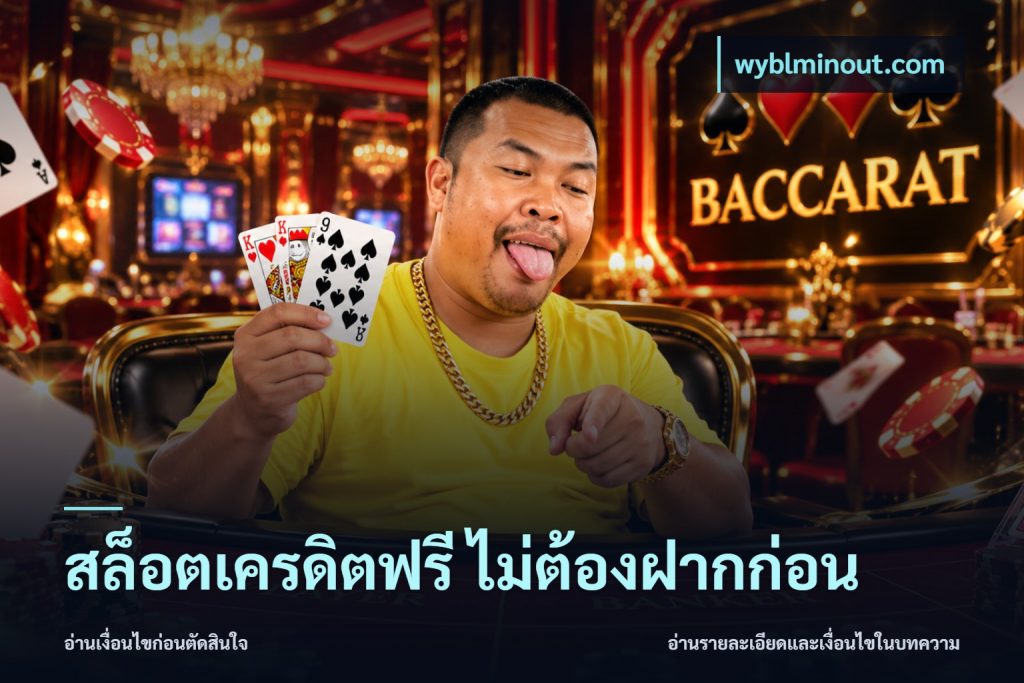 สล็อตเครดิตฟรี ไม่ต้องฝากก่อน
