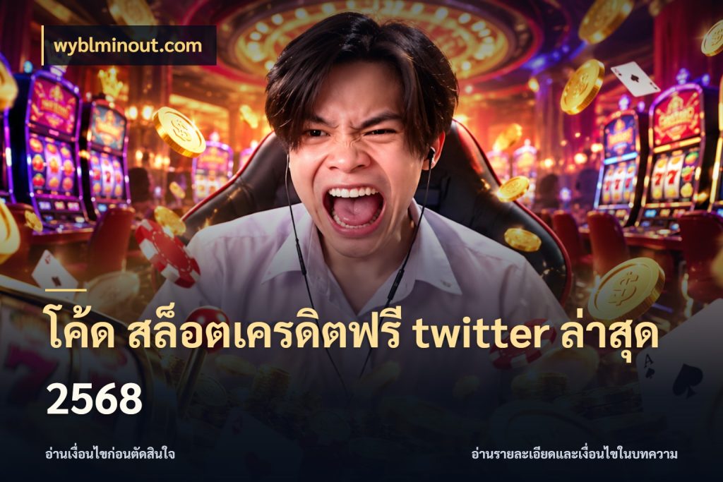 โค้ด สล็อตเครดิตฟรี twitter ล่าสุด 2568 รู้จักยอดและขอบเขตของเครดิตฟรี กับ wyblminout.com