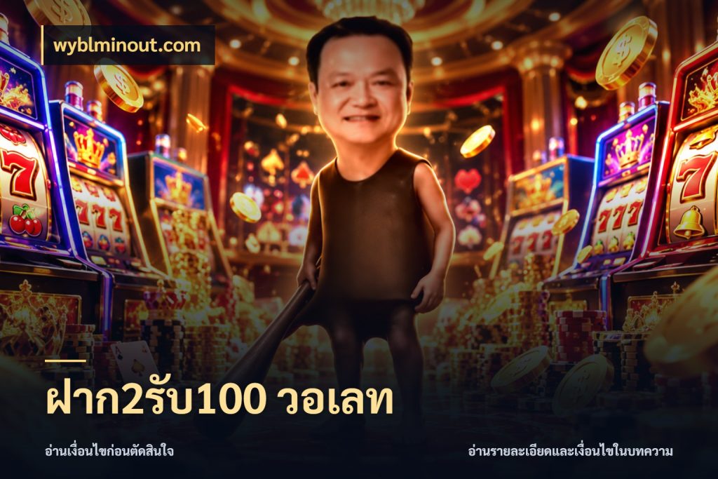 ฝาก2รับ100 วอเลท รูปแบบโบนัสกับสิทธิ์ของสายเกม ในมุม wyblminout.com