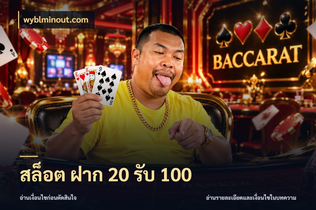สล็อต ฝาก 20 รับ 100 รูปแบบโบนัสกับสิทธิ์ของสายเกม สไตล์ wyblminout.com