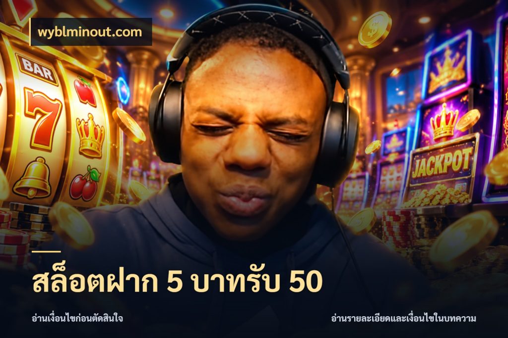 สล็อตฝาก 5 บาทรับ 50 โปรกับเกมที่ชอบเลือกให้ตรงสไตล์ กับ wyblminout.com