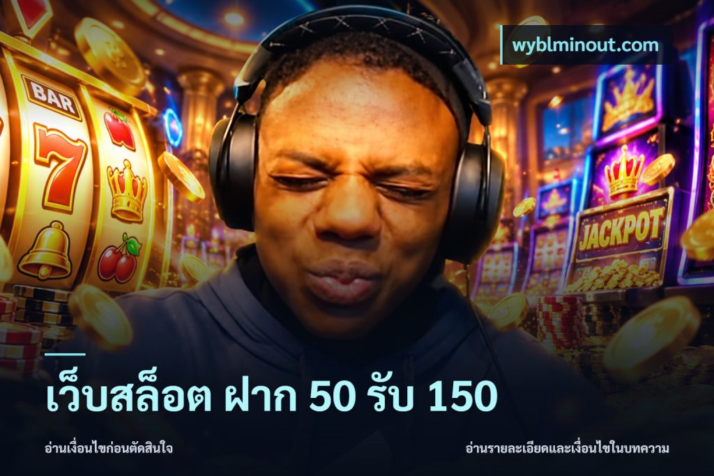 เว็บสล็อต ฝาก 50 รับ 150